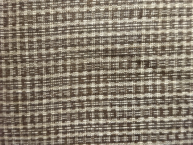 JAPANESE KIMONO / ANTIQUE MENS KIMONO / ENSEMBLE / GAS OSHIMA TSUMUGI